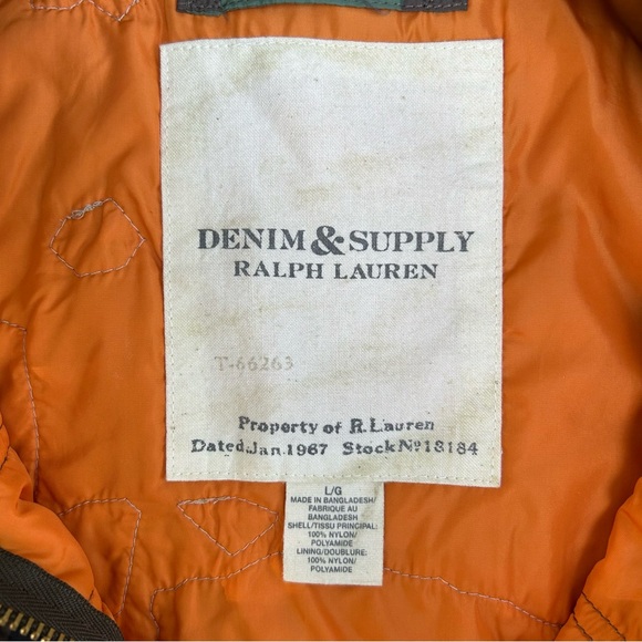 Ralph Lauren Denim & Supply Camo Flag Zip Up Vest - Picture 3 of 5